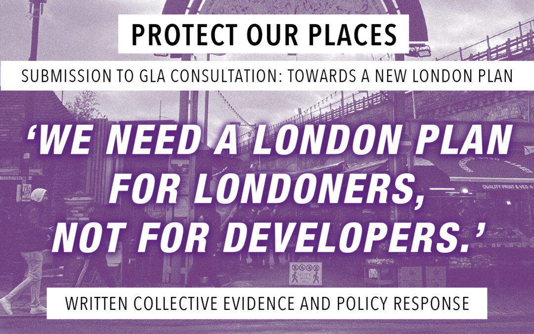 POP response to GLA Consultation: Towards a New London Plan